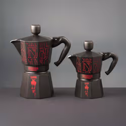 Bialetti Stranger Things Moka Nero, Rosso - Vista aggiuntiva 2