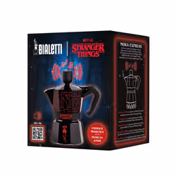 Bialetti Stranger Things Moka Nero, Rosso - Vista aggiuntiva 4