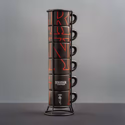 Bialetti Stranger Things tazza Nero, Rosso Espresso 1 pz - Vista aggiuntiva 2