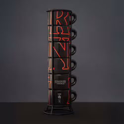 Bialetti Stranger Things tazza Nero, Rosso Espresso 1 pz - Vista aggiuntiva 3