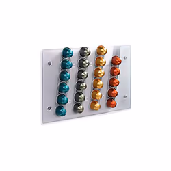 Completo di 4 ventose in PVC che aderiscono perfettamente alle superfici liscie, evitando forature. Con disposizione orizzont ...