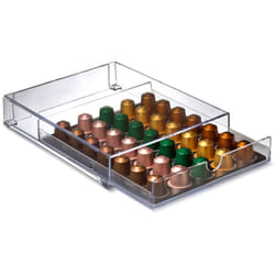 Mongardi - 2077C00 - Cassetto portacapsule, 2 Griglie, Trasparente, 31 x 24.5 x 5.5 cm