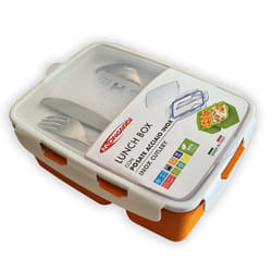 Mongardi 2123C99 recipiente per cibo Rettangolare Contenitore Arancione 5 pz