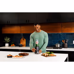 NutriBullet NB1206DGCC frullatore 0,9 L Frullatore da tavolo 1200 W Nero, Trasparente - Vista aggiuntiva 5