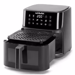 NutriBullet CrispLite Vision Singolo 8 L Indipendente 2000 W Friggitrice ad aria calda Nero