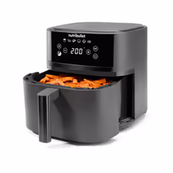 NutriBullet NBA0611DG friggitrice Singolo 6 L Indipendente 1700 W Friggitrice ad aria calda Grigio - Vista aggiuntiva 2