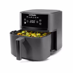 NutriBullet NBA0611DG friggitrice Singolo 6 L Indipendente 1700 W Friggitrice ad aria calda Grigio - Vista aggiuntiva 4