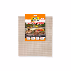 Grill-mania Rete per Griglia BBQ 36x42 cm Antiaderente, Griglia, Grigio, Rettangolare, 350 mm, 420 mm, 1 pz