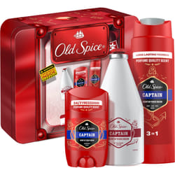 Old Spice Captain Tin Box