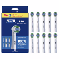 Oral-B Testina Di Ricambio PRO Precision Clean Bianca. Confezione da 10 Testine - Vista aggiuntiva 2