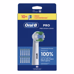 Oral-B Testina Di Ricambio PRO Precision Clean Bianca. Confezione da 10 Testine - Vista aggiuntiva 3