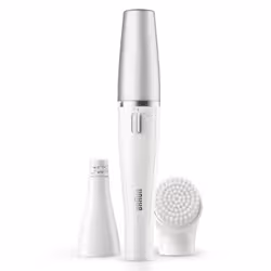 Braun FaceSpa, Epilazione E Pulizia Viso, +1 Accessorio, 810, Bianco/Argento - Vista aggiuntiva 2
