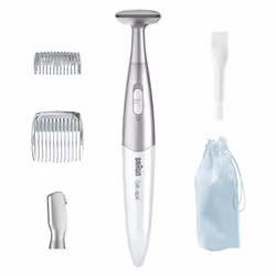 Braun Silk·épil Rifinitore Bikini, + 4 Accessori,FG1100, Bianco - Vista aggiuntiva 3