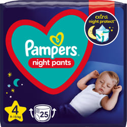 Pampers Night Pants Size 4 9-15 kg 25 pz