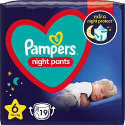Pampers Night Pants Size 6 15+ kg 19 pz