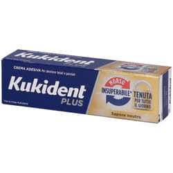 Kukident Plus Doppia Azione Crema Adesiva per Dentiera 40gr