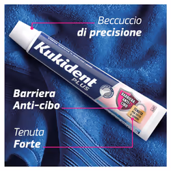 Kukident Plus Doppia Protezione Crema Adesiva per Dentiera 40gr - Vista aggiuntiva 4