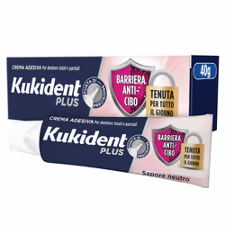 Kukident Plus Sigillo Crema Adesiva per Dentiera 40gr