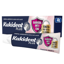Kukident Plus Sigillo Crema Adesiva per Dentiera 40gr