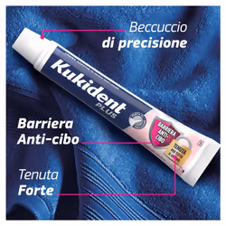 Kukident Plus Barriera Anti Cibo (Ex Sigillo) Crema Adesiva Formato Maxi Convenienza 57gr - Vista aggiuntiva 4