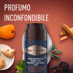 Gillette King C. Crema Idratante Barba E Viso 100ml - Vista aggiuntiva 4