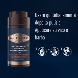 Gillette King C. Crema Idratante Barba E Viso 100ml - Vista aggiuntiva 5