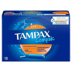 Always Tampax Compak Super Plus Assorbente interno 18 pz