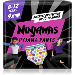 Pampers Ninjamas Pyjama Pants 27-43 kg Hearts 9 pz