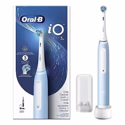 Oral-B Braun iO Series 3N, Adulto, Spazzolino a vibrazione, Cura quotidiana, Azzurro, Bianco, 2 min, Blu, Bianco
