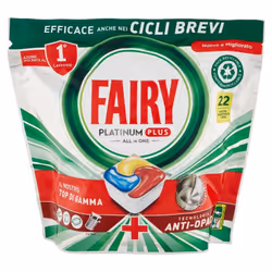 FAIRY PLATINUM PLUS 22PZ ALL IN ONE AL LIMONE Fairy Platinum Plus 22Pz All in One al Limone Scopri la potenza di Fairy Platin ...