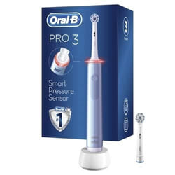 Oral-B PRO 3 Blu Sensitive Spazzolino Elettrico con Refill 1 pz da denti