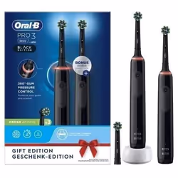 Braun Oral-B PRO 3 3900 Duopack Spazzolino Elettrico Black Edition 1 pz da denti