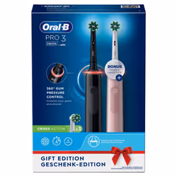Oral-B Pro 3 3900N Gift Edition Adulto Spazzolino rotante-oscillante Nero, Rosa
