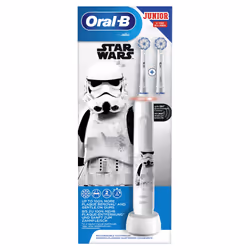 Oral-B Junior Spazzolino Elettrico Ricaricabile Star Wars +6 Anni, 2 Testine, 1 Spazzolino - Vista aggiuntiva 4