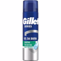 Scopri il Gillette Series Gel da Barba Lenitivo con Aloe Vera 200 ml, il prodotto ideale per una rasatura confortevole e senz ...