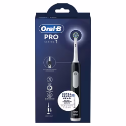 Oral-B Spazzolino Elettrico Ricaricabile Series 1 Nero con 2 Testine di Ricambio, 1 Spazzolino - Vista aggiuntiva 6
