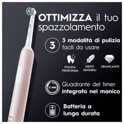 Oral-B Pro Series 1 Adulto Spazzolino rotante-oscillante Rosa - Vista aggiuntiva 6