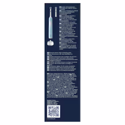 Oral-B Spazzolino Elettrico Ricaricabile Series 1 Blu con 2 Testine di Ricambio, 1 Spazzolino - Vista aggiuntiva 5