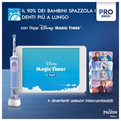 Oral-B Vitality Pro Frozen Bambino Spazzolino rotante-oscillante Nero, Grigio - Vista aggiuntiva 4