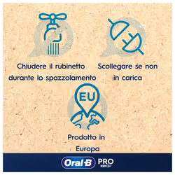 Oral-B Vitality Pro Kids Spiderman Bambino Spazzolino rotante-oscillante Blu, Rosso - Vista aggiuntiva 7