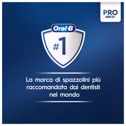 Oral-B Vitality Pro Kids Spiderman Bambino Spazzolino rotante-oscillante Blu, Rosso - Vista aggiuntiva 8