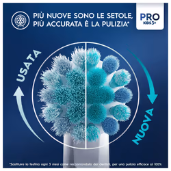 Oral-B Spazzolino Elettrico Ricaricabile Pro Kids con personaggi Marvel Spider-Man, 2 Testine, da 3 Anni In Su. 1 Spazzolino - Vista aggiuntiva 6