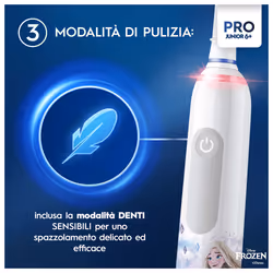 Oral-B PRO 14876673 spazzolino elettrico Bambino Spazzolino rotante Multicolore, Bianco - Vista aggiuntiva 5