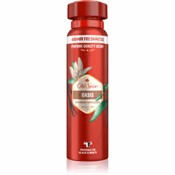Il deodorante Old Spice Oasis combatte efficacemente i cattivi odori e dona a lungo una sensazione di comfort e freschezza.