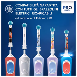 Oral-B Testine Di Ricambio Pro Kids Con Disney Frozen, 3 Testine - Vista aggiuntiva 5