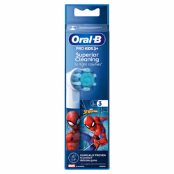 Oral-B Testine Di Ricambio Pro Kids Con Spiderman, 3 Testine - Vista aggiuntiva 7