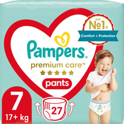 Pampers Premium Care Pants Size 7 15+ kg 27 pz