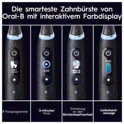 Oral-B iO iO10 Adulto Spazzolino rotante Nero - Vista aggiuntiva 7