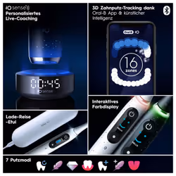 Oral-B iO iO10 Adulto Spazzolino rotante Nero - Vista aggiuntiva 8
