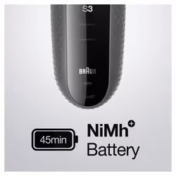 Braun Series 3 3000BT Rasoio Trimmer Grigio - Vista aggiuntiva 4
